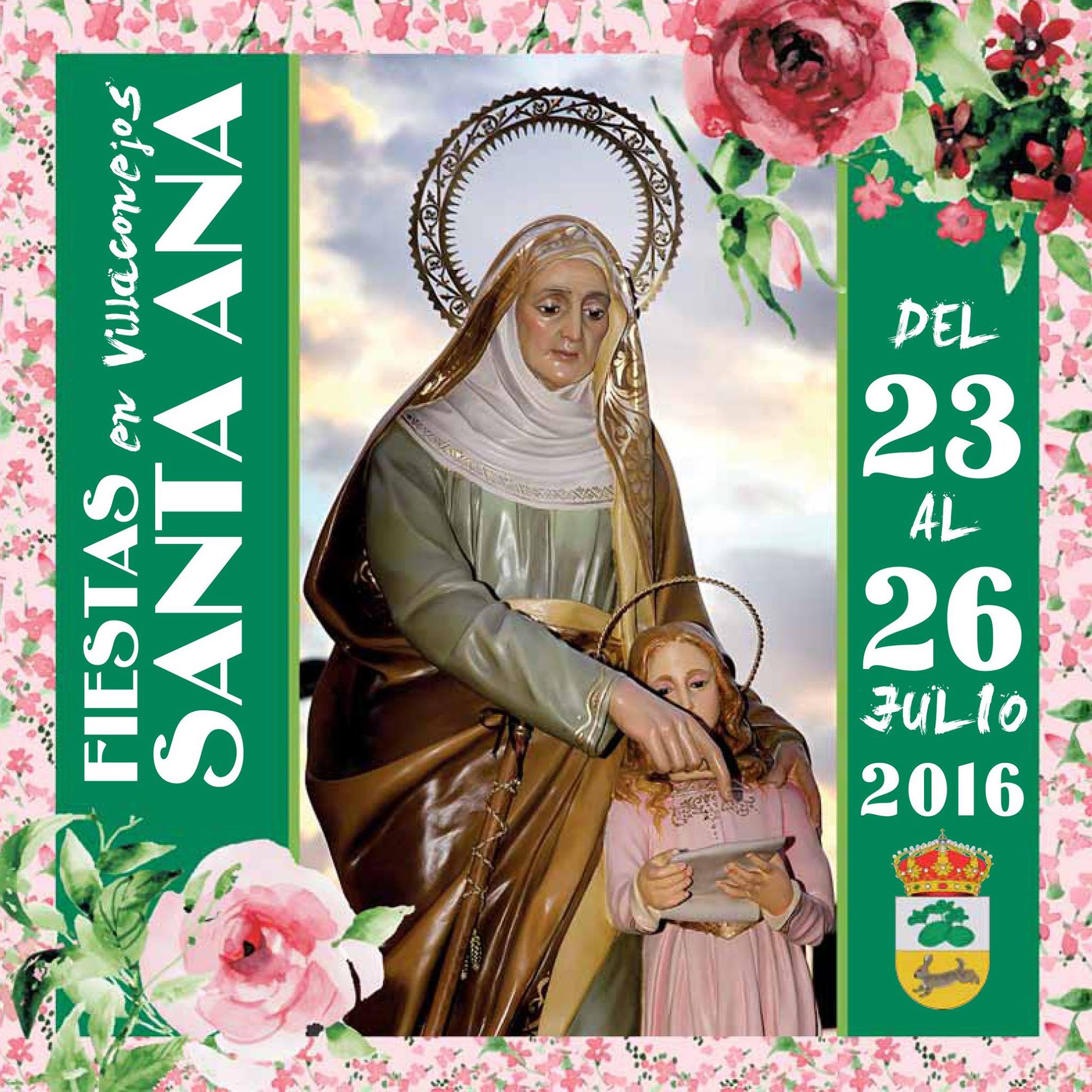Fiestas patronales en honor a Santa Ana 2016 Villaconejos